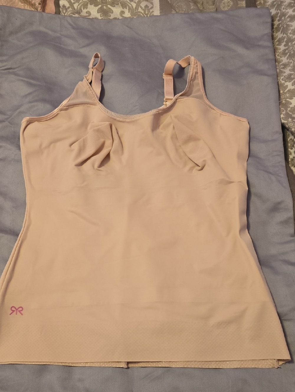 Ruby Ribbon Heritage Sheer Nude Camisole